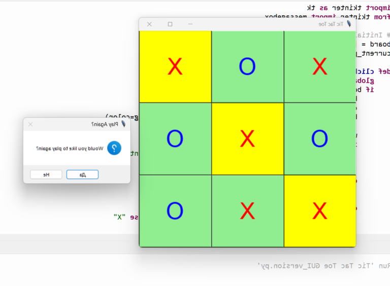 Comment jouer au Tic Tac Toe et améliorer vos stratégies de jeu 21 un plateau de tic tac toe en cours
