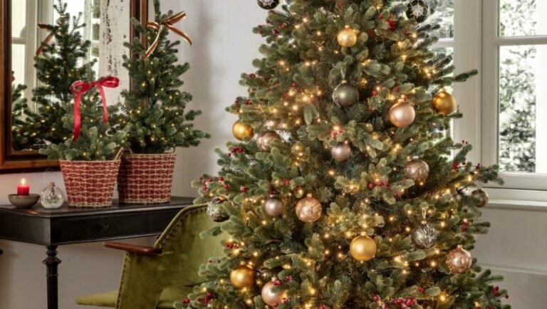 Pourquoi ne pas ajouter un peu de magie à votre Noël cette année 20 un sapin de noel illumine et decore