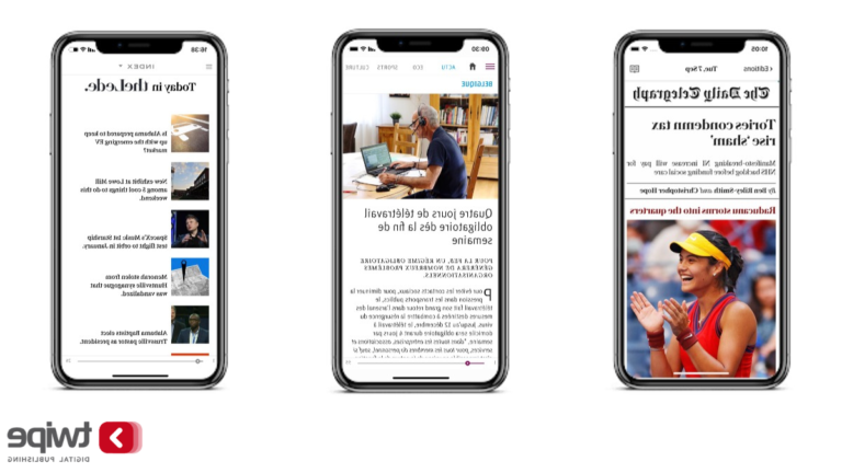 un smartphone avec des notifications dactualites