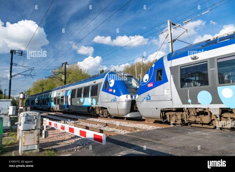 un train moderne reliant le havre a marseille