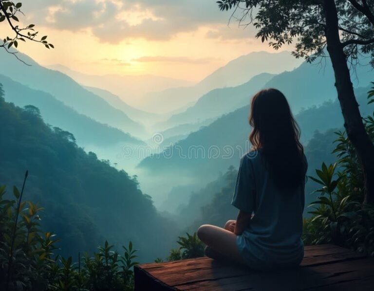 Que raconte le livre "De tes nouvelles" d'Agnès Ledig 40 une femme contemplant la nature paisiblement