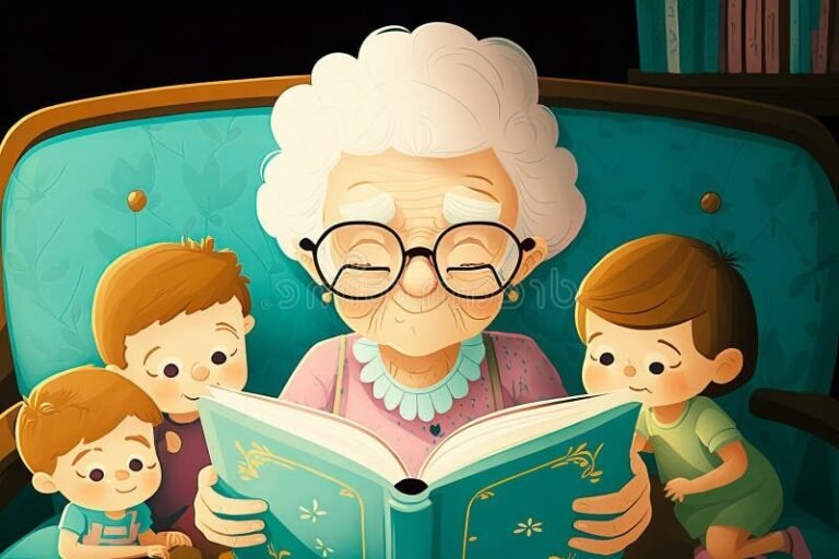 Grande Mère, Quelle Histoire Fascinante As-Tu À Partager Avec Nous 20 une grand mere racontant une histoire