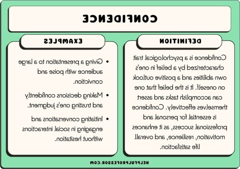 une personne affirmant sa confiance en soi