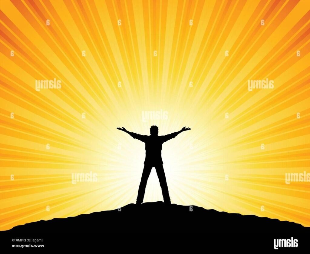 Pourquoi "Bien plus forte que toi" est-elle une phrase inspirante 1 une personne levant les bras au ciel