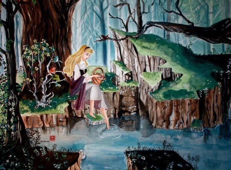 Quelle est l'histoire de La Belle au bois dormant 1 une princesse endormie dans la foret