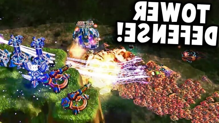 une tour de defense strategique en action