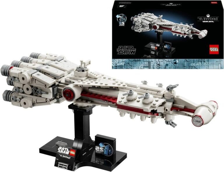 Comment construire le vaisseau Tantive IV en LEGO Star Wars 44 vaisseau tantive iv en construction lego