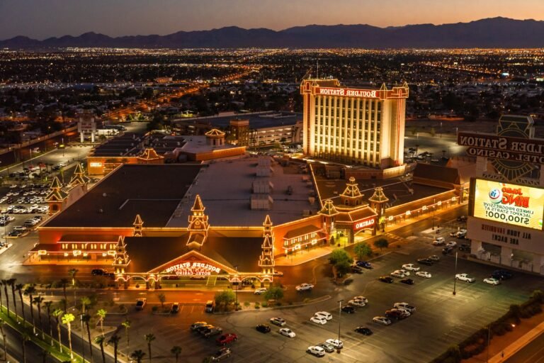 Quel est le meilleur moment pour visiter le Boulder Station Hotel & Casino à Las Vegas 8 vue aerienne de boulder station hotel