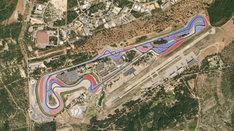 vue aerienne du circuit paul ricard