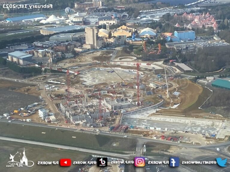 vue aerienne du walt disney studios park