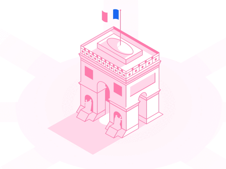 vue animee de larc de triomphe