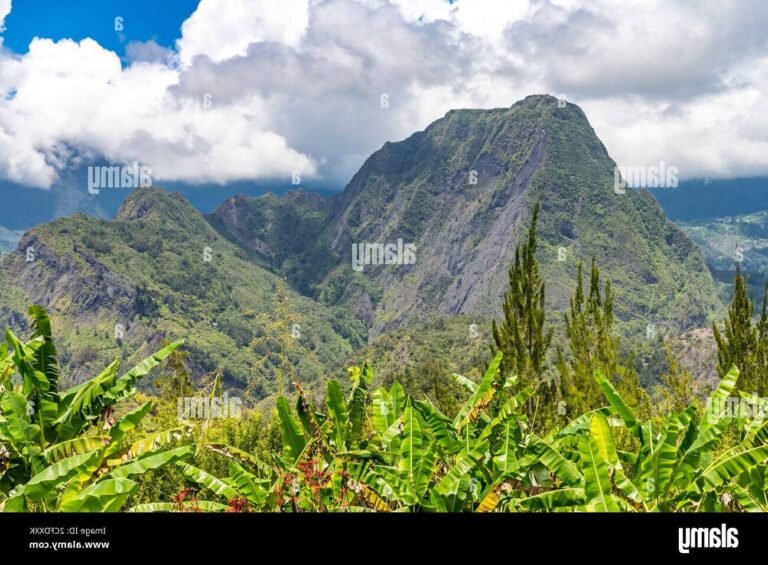 vue panoramique de hell bourg la reunion