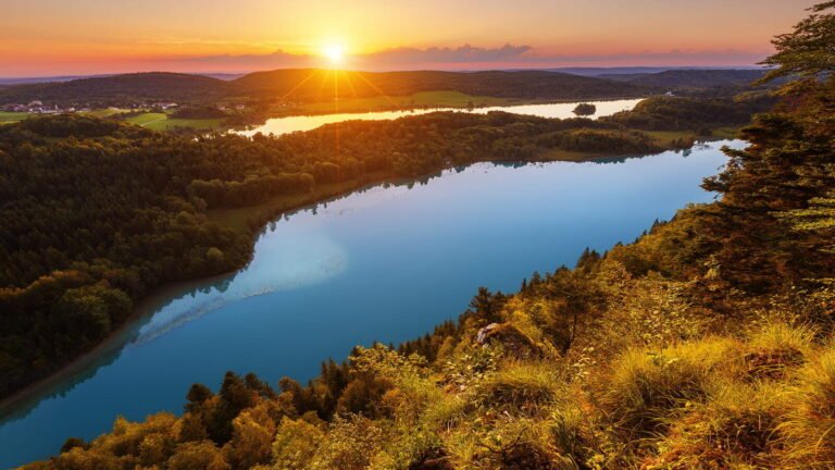 vue panoramique de lile de jura