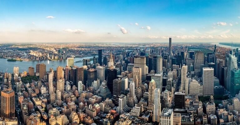 vue panoramique de new york depuis lempire state