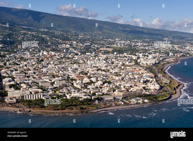 vue panoramique de saint denis de la reunion