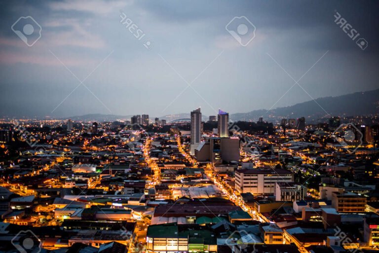 vue panoramique de san jose costa rica