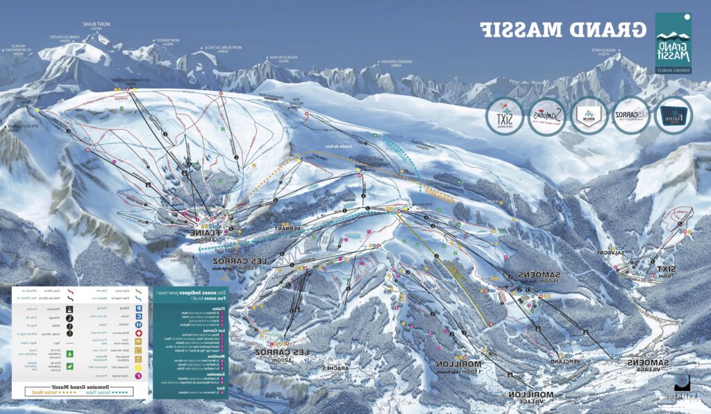 Quel est le plan des pistes du Grand Massif pour skieurs 3 Quel est le plan des pistes du Grand Massif pour skieurs